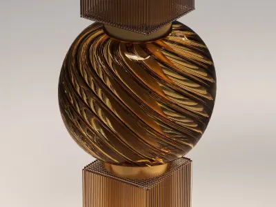 Floor lamp and table lamp  3D model