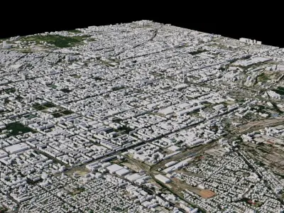 Almaty - Kazakhstan 3D model