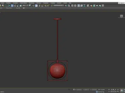 Wadsworth Pendant Light Low-poly 3D model