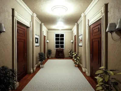 Big House - 3 Floors 3D model