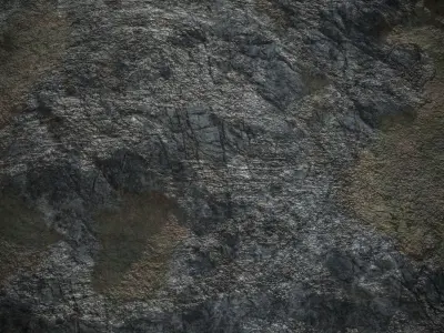 Rocky Mountain Terrain PBR 3D model