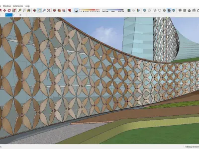Sketchup Cultral Center G6 3D model