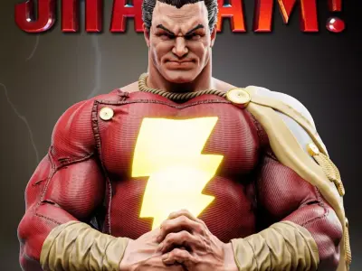 SHAZAM 3D Print 3D print model