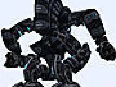 3DRT - Mech Robots Megapack  Low-poly 3D model