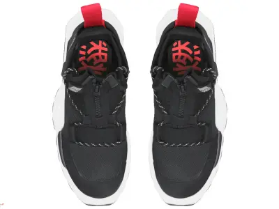 Cyberpunk fashion sneaker 10 Urban Techwear scifi future shoes Low-poly 3D model