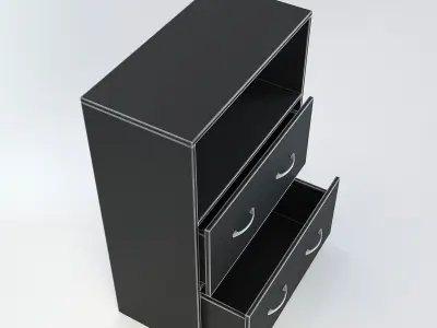 Wooden Cabinet 16 3D model