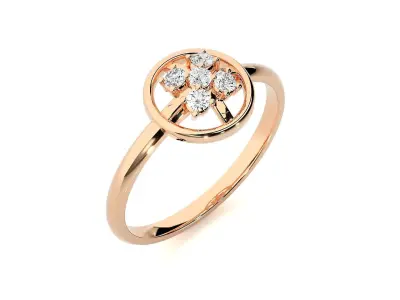 Women ring 3D print model 137