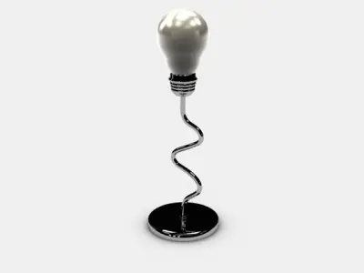Light bulb lamp 3D model