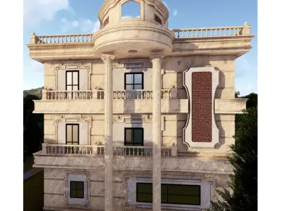 Villa 01 3D model