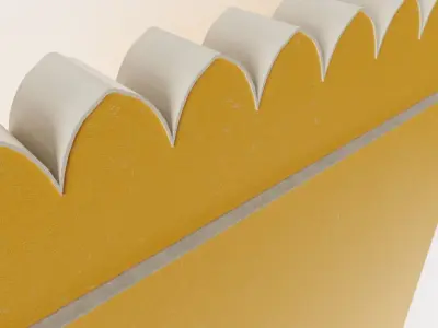 Indian Wall Low-poly 3D model