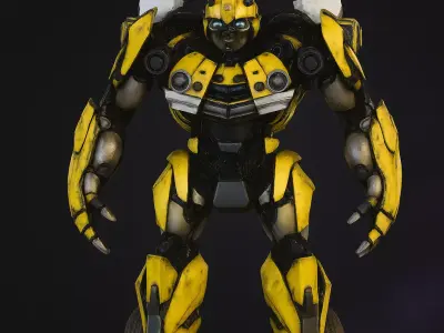 bumblebee transformers Sci-Fi Mecha Robot 3D print model
