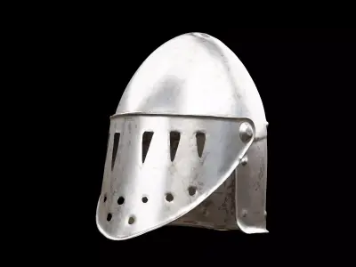 Visor Helmet Low-poly 3D model