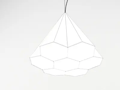 Ariel Zuckerman Honeycomb Hanging Lamp Low-poly 3D model