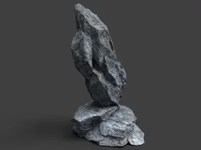 Rock 5-2 Low-poly 3D model