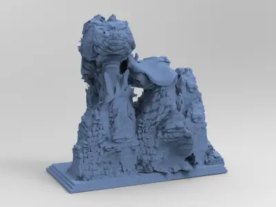 Ghost castle 1 sculpture 3D model