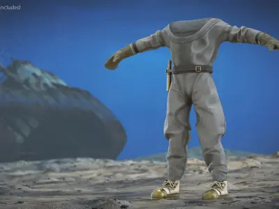  Traditional Diving Suit Vintage Gray 