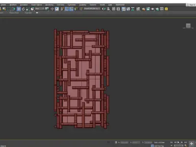 Farrah Wall Sconce Low-poly 3D model