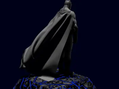 Batman-Ben Affleck Low-poly 3D model