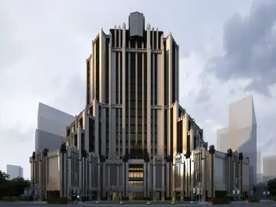 Hotel Building 3D model