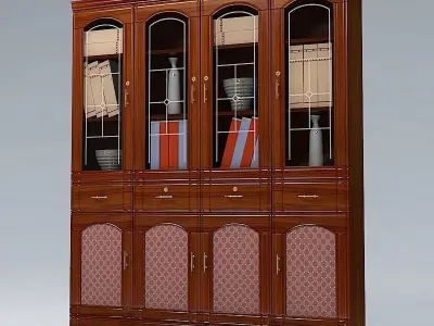 Breakfront Cabinet 3D model