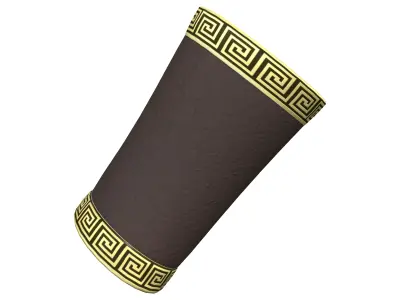 Male Roman Arm Bands Low-poly 3D model