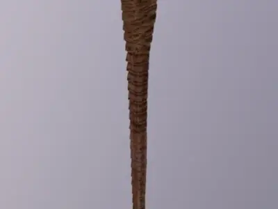 Alien ChestBuster Rigged Low-poly 3D model