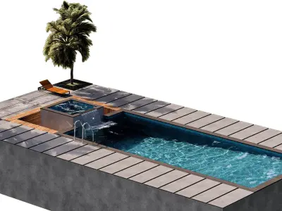SWIMMING POOL NO16 A 3D model