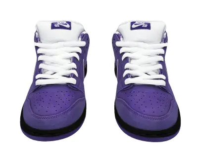 Concepts x Nike Air Jordan 1 low SB Dunk Low Pro OG QS Purple 3D model