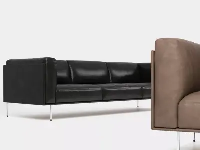 Rod Sofa 240 3D model