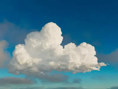 45 VDB Cumulus Clouds - Pack 1 3D model