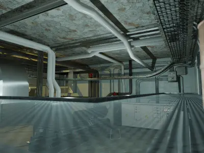 3D industrial environment 3D model