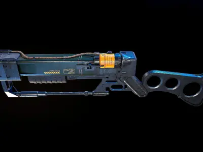 Aer9 Laser Rifle Fallout 3D model