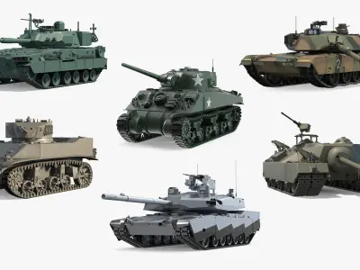  American Tanks Rigged Collection 2 