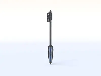 Legendary Key Low-poly 3D model