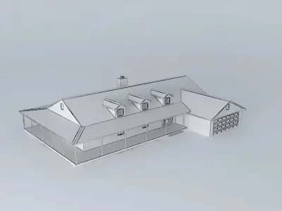 Ranch House Free 3D model