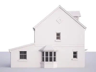British House Theale B 3D model