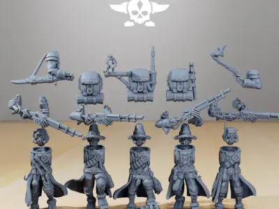 Scavenger Bounty Hunters 3D print model