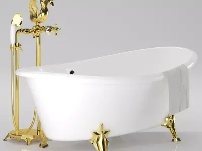 Bathtub-Swan 3D model