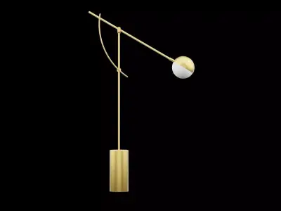 Sofa Lamp Low-poly 3D model
