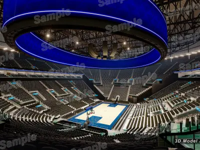 Intuit Dome - California USA Low-poly 3D model