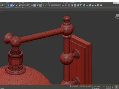 Hudson Valley Stanley Wall Sconce Low-poly 3D model