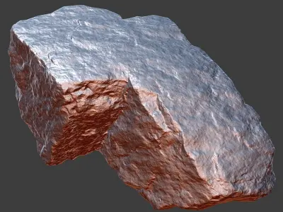 Rose Stone Low-poly 3D model