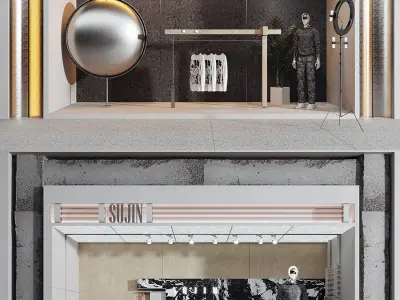 Clothing window  3D model