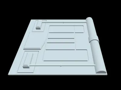 Sci-fi Panel Pack Low-poly 3D model
