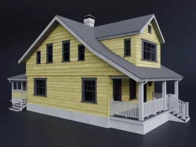 House01 Low-poly 3D model