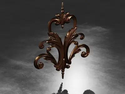 Central Flower Decor 3D print model