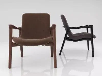 Woody armchair 3D model