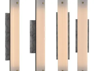 Counterweight Rectangle Sconce 3D model