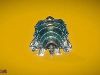 Aliens Ironclad Low-poly 3D model