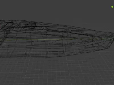 Super Yacht Designed for Games Low Poly  Low-poly 3D model